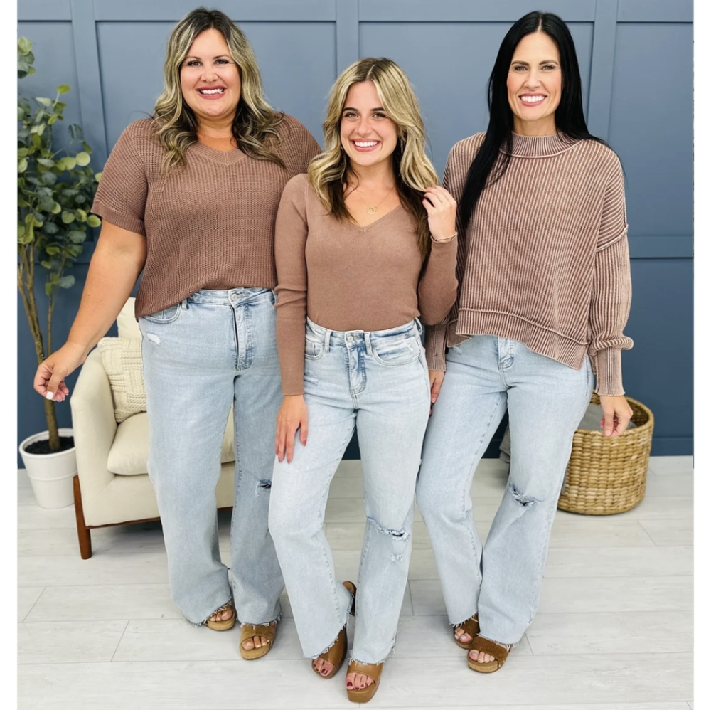 Lovervet Exclusive Straight To It Straight Leg Tummy Control Jeans- 28/7